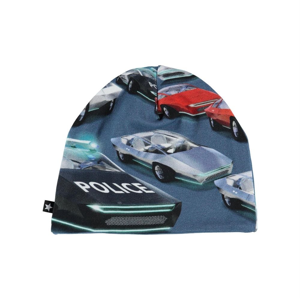 Шапка Molo Ned Self-Driving Cars, арт. 7W19T204.4880, цвет Синий