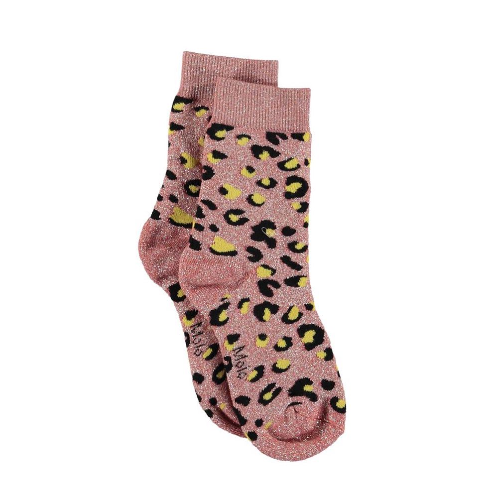 Шкарпетки Molo Noreen Pink Leopard, арт. 7W19G108.4925, колір Розовый