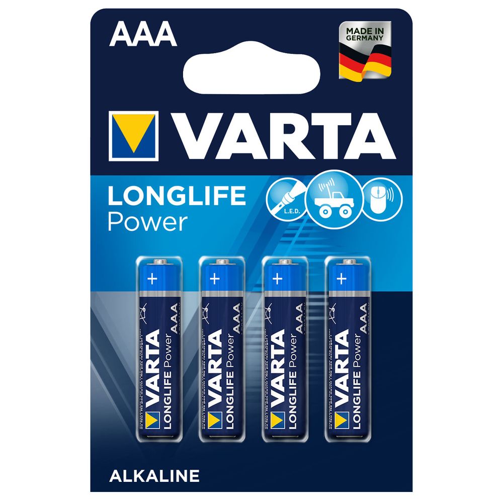 Батарейки Varta High Energy AAAi Alkaline, 4 шт, арт. k.4903121414