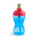 Бутылочка-непроливайка с трубочкой Munchkin "Mighty Grip", 296 мл, арт. 40523, цвет Голубой (фото2)