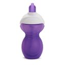 Пляшечка-непроливайка з трубочкою Munchkin "Click Lock", 266 мл, арт. 15424, колір Фиолетовый