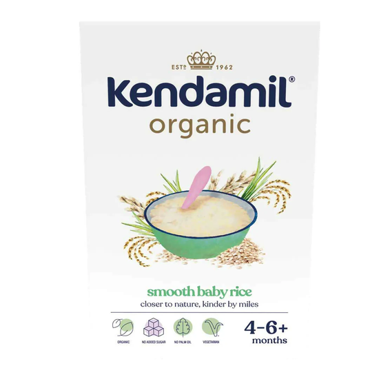 Органическая безмолочная рисовая каша Kendamil Organic, с 4-6 мес., 120 г, арт. 92000010