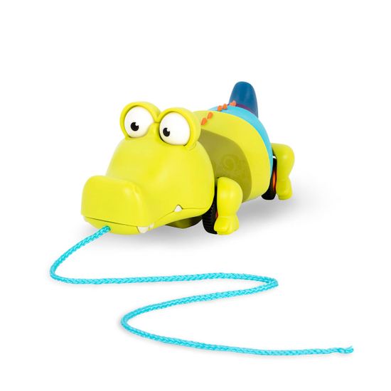Іграшка-каталка на на мотузочці "Battat "Крокодил Клац-Клаус", арт. BX1674Z