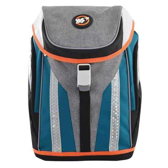 Рюкзак школьный каркасный YES "School Style", арт. 556684, цвет Бирюзовый