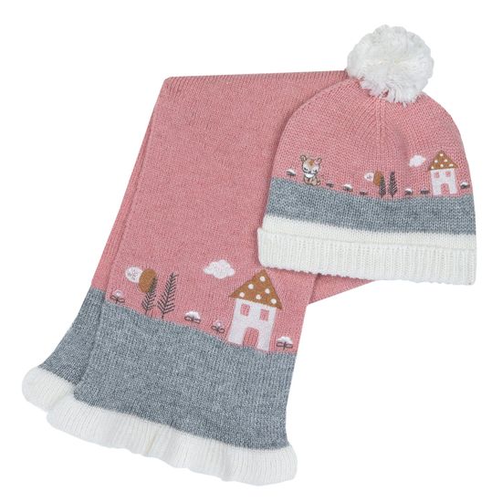 Комплект Chicco Teresa: шапка и шарф, арт. 090.04929.030, цвет Розовый