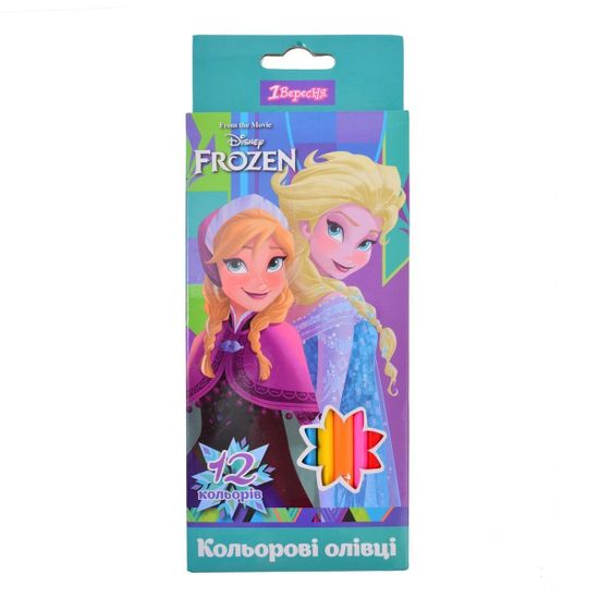Карандаши 1Вересня "Frozen", 12 цв., арт. 290539