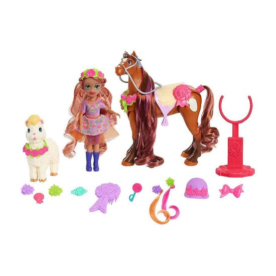 Игровой набор с куклой и лошадью Winner`s Stable "Show up`n style set", арт. 53180