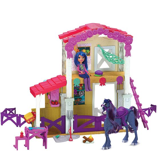 Игровой набор с куклой и лошадью Winner`s Stable "Camp clover barn", арт. 53185