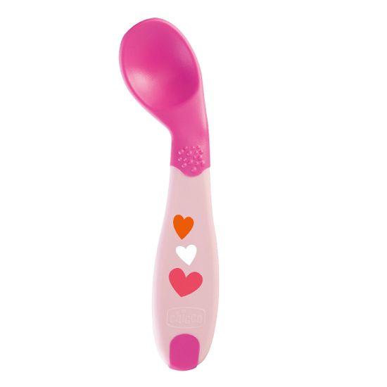 Ложка Chicco First Spoon, 8м+, арт. 16100, цвет Розовый