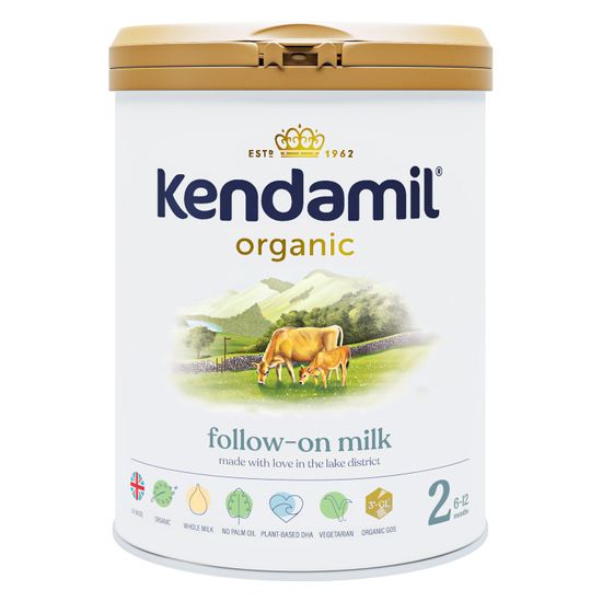 Органічна суха молочна суміш Kendamil Organic 2, 6-12 міс., 800 г, арт. 77000334