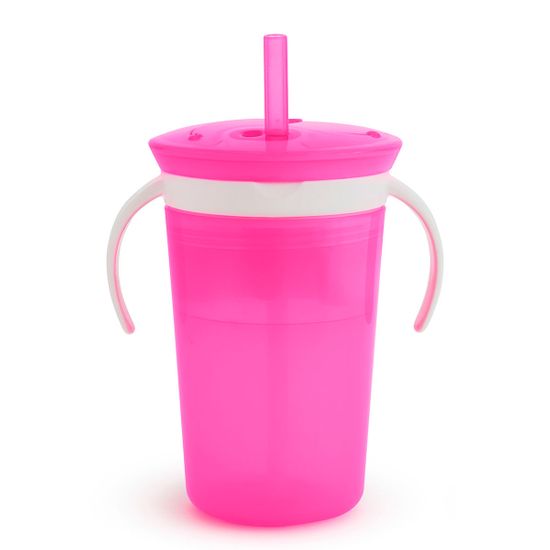 Чашка-контейнер Munchkin "Snack and Sip", арт. 10867, цвет Розовый