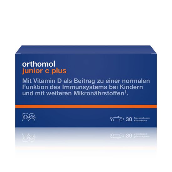 Вітаміни для дітей Orthomol "Junior C plus", 30 днів, жувальні табл. Orange, арт. 10013630
