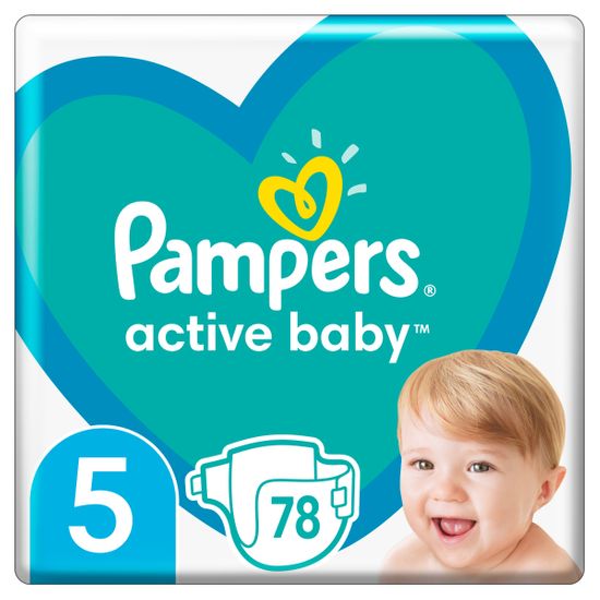 Подгузники Pampers Active Baby, размер 5, 11-16 кг, 78 шт, арт. 8001090950536