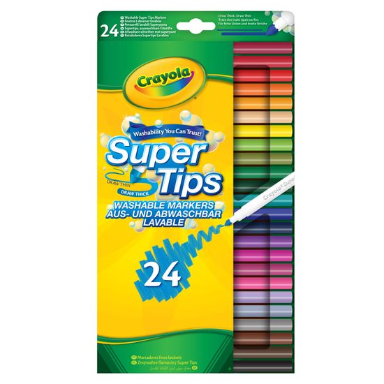 Фломастеры Crayola "Supertips", 24 шт., арт. 7551