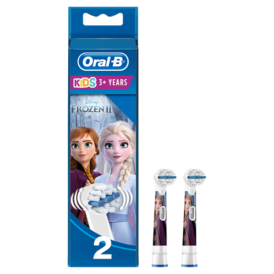 Знімні насадки для електричної зубної щітки Oral B "Frozen", 2 шт, арт. 741306, колір Разноцветный