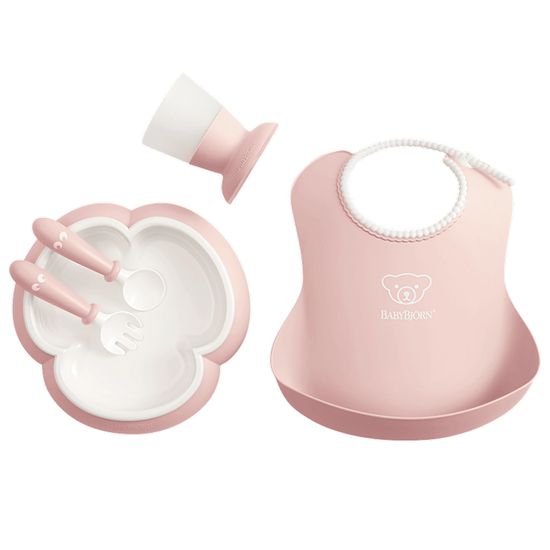 Набор детской посуды BabyBjorn Baby Dinner Set, арт. 7006, цвет Розовый