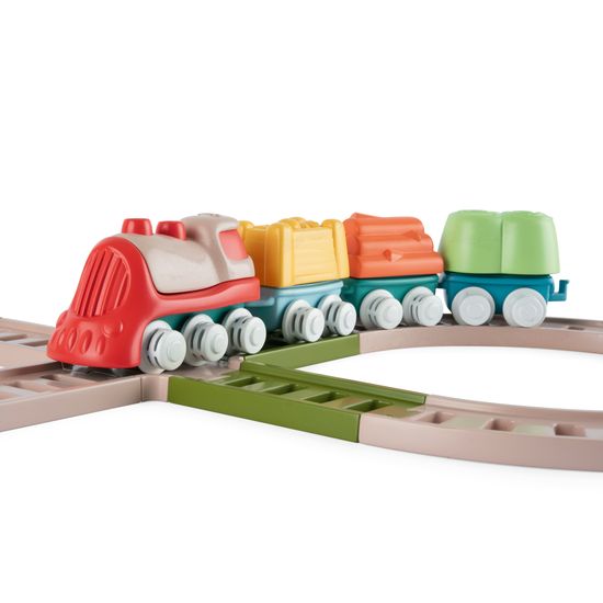 Игровой набор Chicco Eco+ "Детская железная дорога", арт. 11543.00