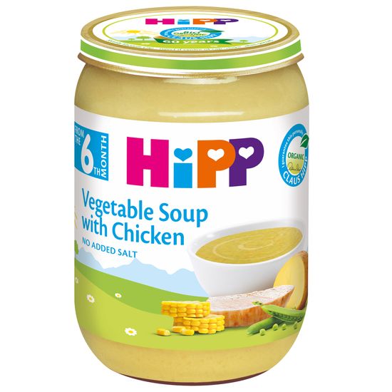 Органический суп HIPP с курицей, с 6 мес., 190 г, арт. 1999016