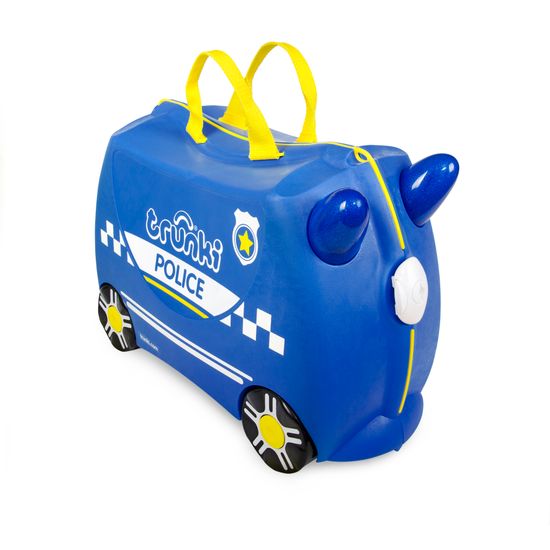 Дитяча валіза Trunki "Percy Police Car", арт. 0323-GB01-UKV, колір Синий