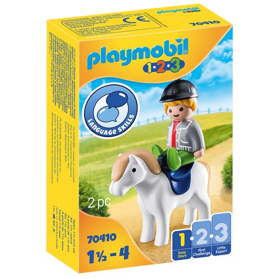 Конструктор Playmobil "Мальчик с пони", 2 детали, арт. 70410