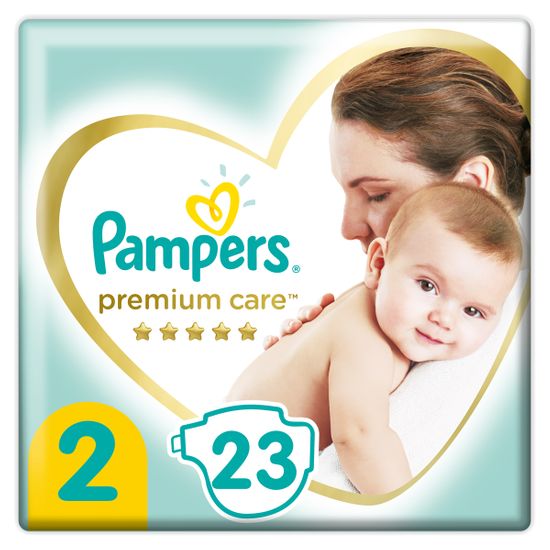 Подгузники Pampers Premium Care, размер 2, 4-8 кг, 23 шт, арт. 8001841104652