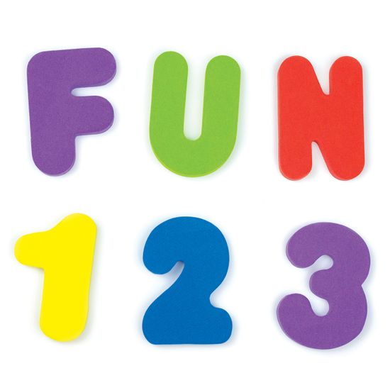 Игрушка для ванной Munchkin "Буквы и цифры", арт. 01110802, цвет Разноцветный