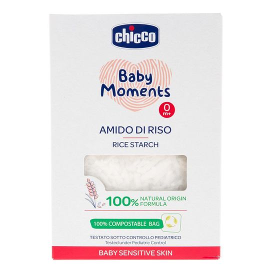 Крахмал рисовый для купания Chicco Baby Moments для чувствительной кожи, 250 г, арт. 10239.00