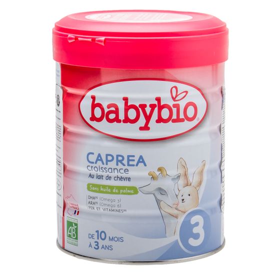 Органическая сухая молочная смесь Babybio Caprea 3 из козьего молока, от 10 мес. до 3 лет, 800 г, арт. 58053