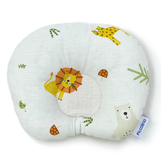 Ортопедическая подушка Piccolino "Safari" для новорожденных, 20х23 см, арт. 111805.04, цвет Горчичный