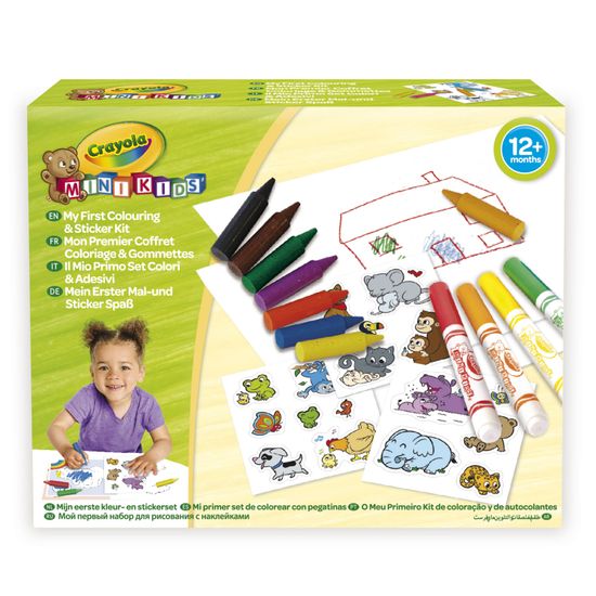 Набор для творчества Crayola "Mini Kids. Мой первый набор для рисования", арт. 256287.106