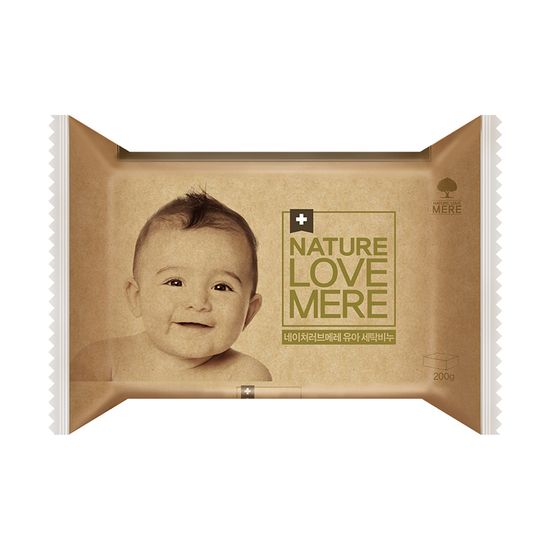Мыло для стирки детских вещей Nature Love Mere "Original", гипоаллергенное, с маслом лаванды, 200 г, арт. 8809402090884