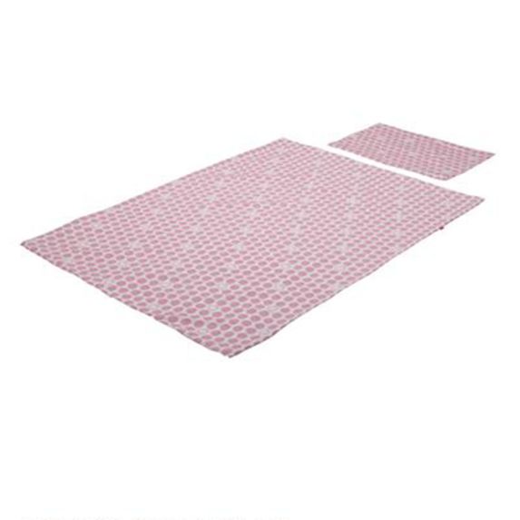 Постельный комплект Stokke для кроватки: пододеяльник и наволочка, арт. 1057, цвет Розовый